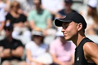 Marijan Murat/dpa | Tennis-Teenager Justin Engel beeindruckte trotz seiner Viertelfinal-Niederlage in Stuttgart.