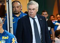 Leco Viana, Leco Viana/TheNEWS2 via ZUMA Press Wire/dpa | Trainer Carlo Ancelotti war nach der perfekten WM-Qualifikation zufrieden