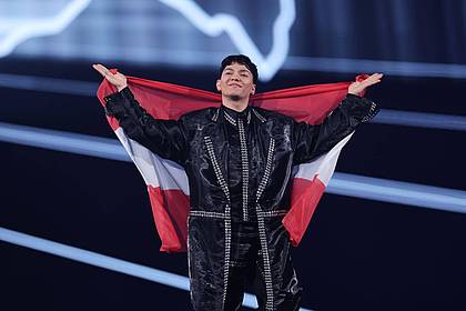 Jens Büttner/dpa | Strahlender Gewinner: JJ aus Österreich hat den ESC gewonnen.