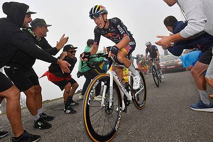 Roth/dpa | Florian Lipowitz ist beim Criterium du Dauphiné auf den zweiten Gesamtplatz vorgerückt.
