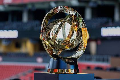 Miguel Martinez/Atlanta Journal-Constitution/AP/dpa | Die Trophäe für den Finalsieger am 13. Juli.