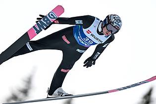 Hendrik Schmidt/dpa | Der Norweger Marius Lindvik war bei der WM disqualifiziert worden.