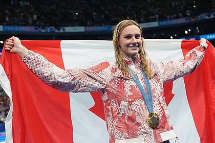 Marcus Brandt/dpa | Summer McIntosh ist Olympiasiegerin und Weltrekordhalterin.