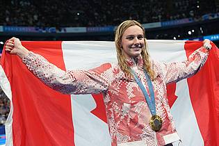 Marcus Brandt/dpa | Summer McIntosh ist Olympiasiegerin und Weltrekordhalterin.