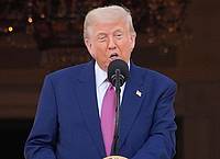 Alex Brandon/AP/dpa | Trump schaltet einen Gang zurück. (Archivbild)