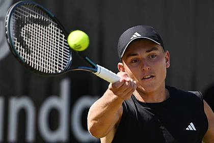 Marijan Murat/dpa | Justin Engel ist eine der Zukunftshoffnungen im deutschen Herren-Tennis.